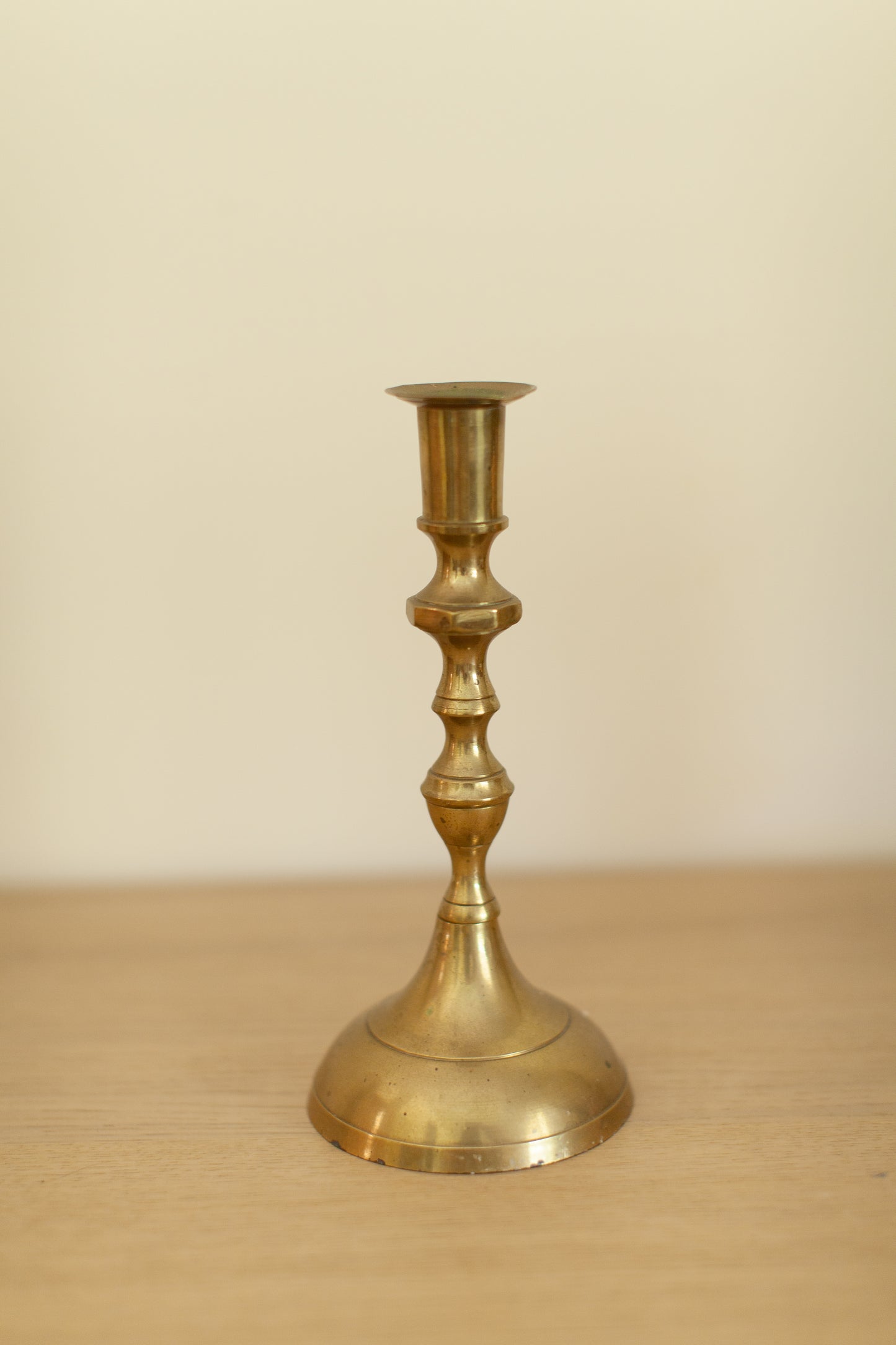 Tall Taper Brass Candlestick