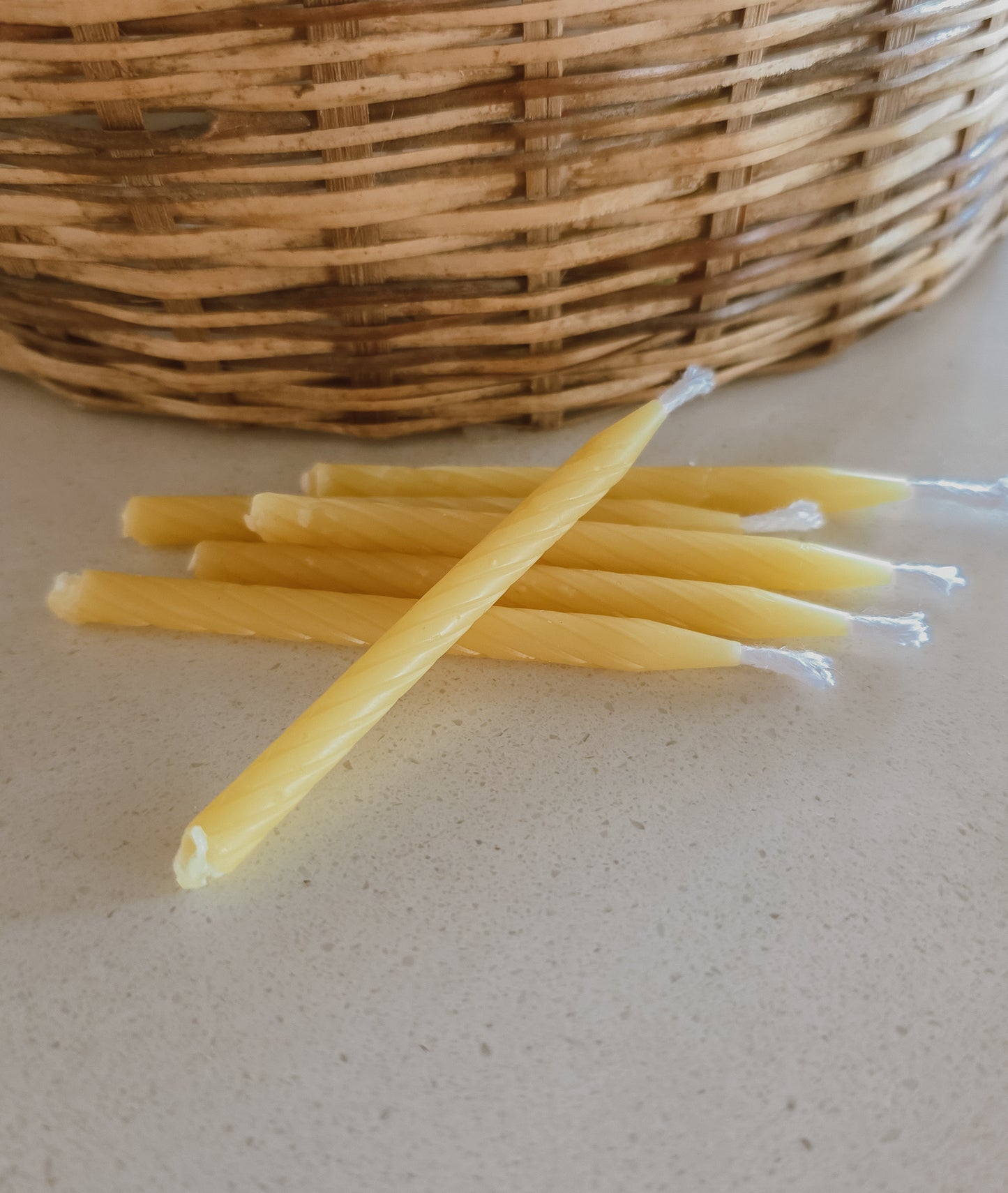 Poured Twirly Birthday Candles