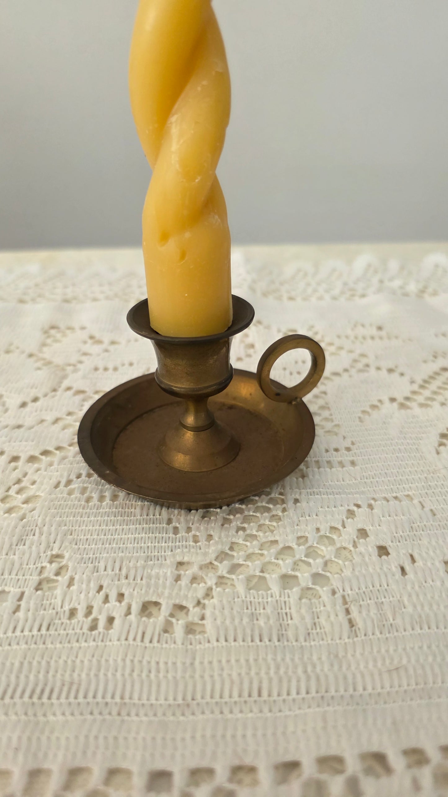 Vintage Brass Chamberstick