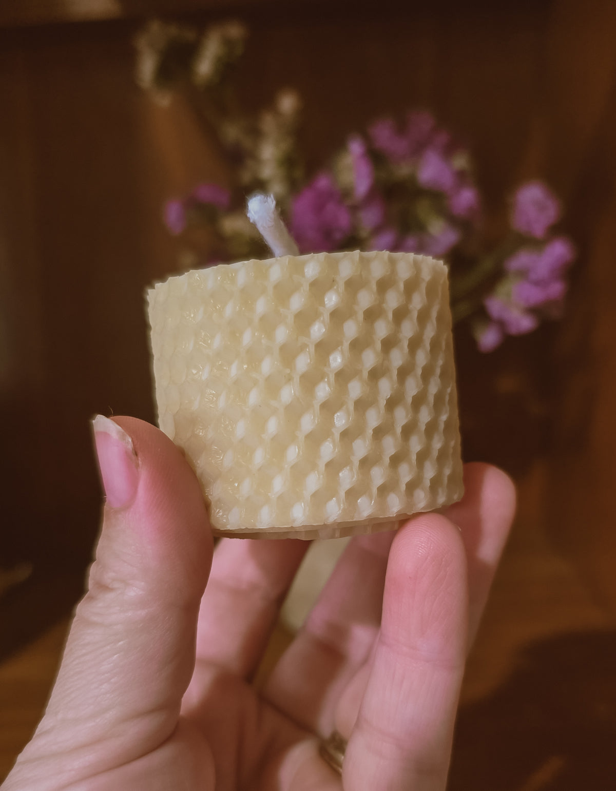 Rolled large tealights