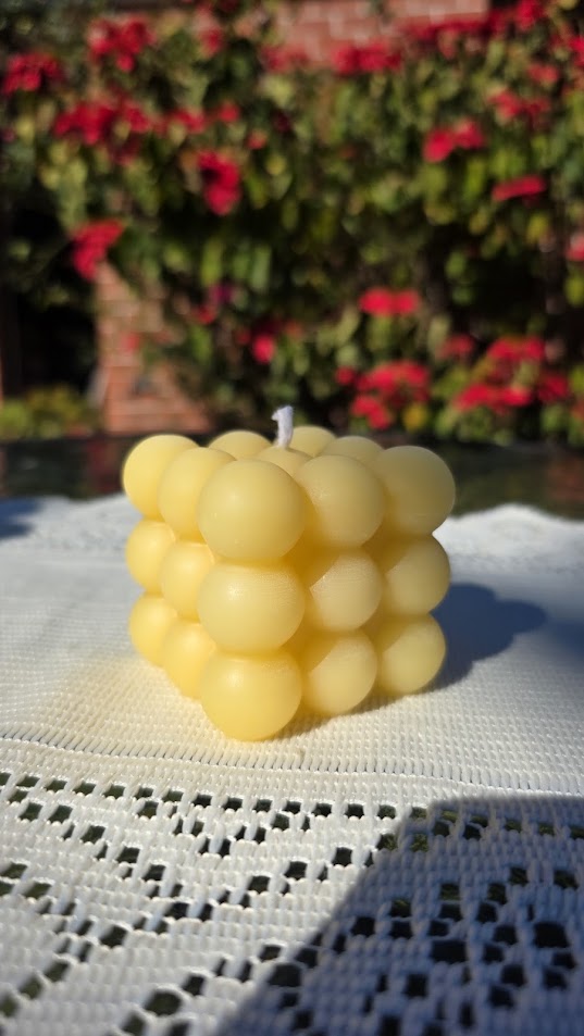 Square bubble Candle