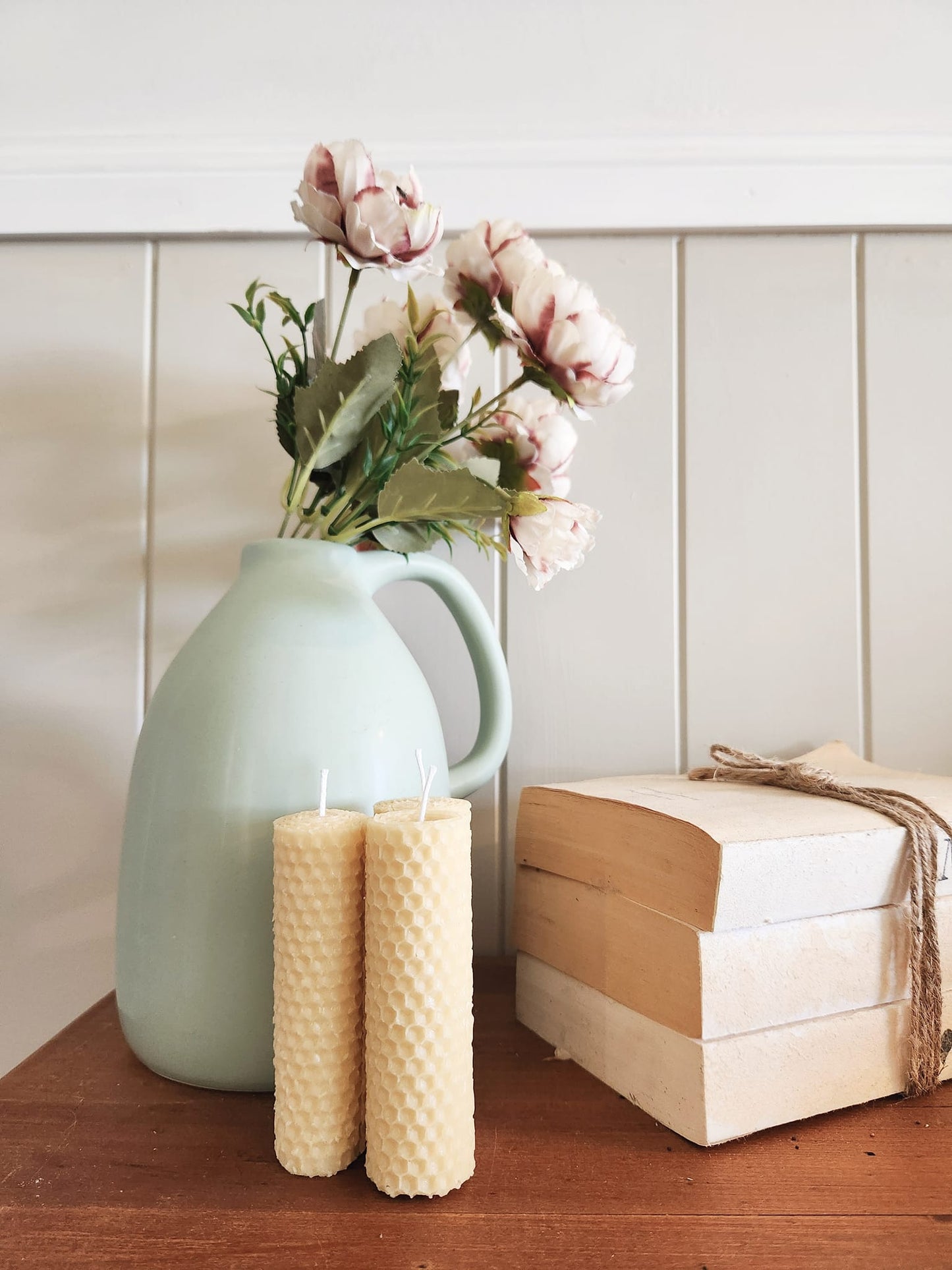 Rolled Short Fat Candle