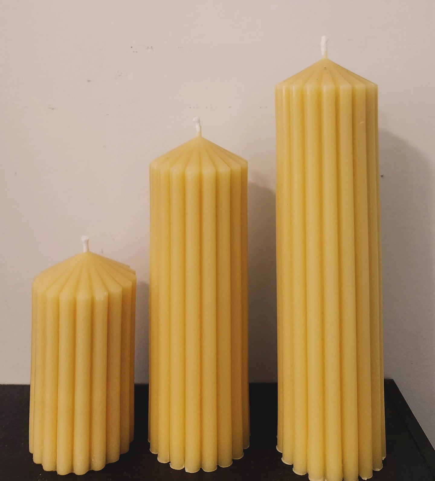 Pointed Top Pillar Trio Set (small, medium and large)