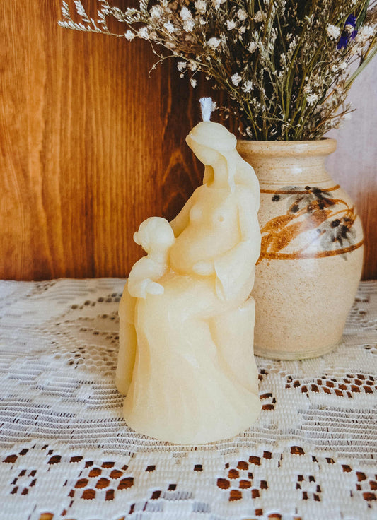 Pregnant Mother and Child Candle