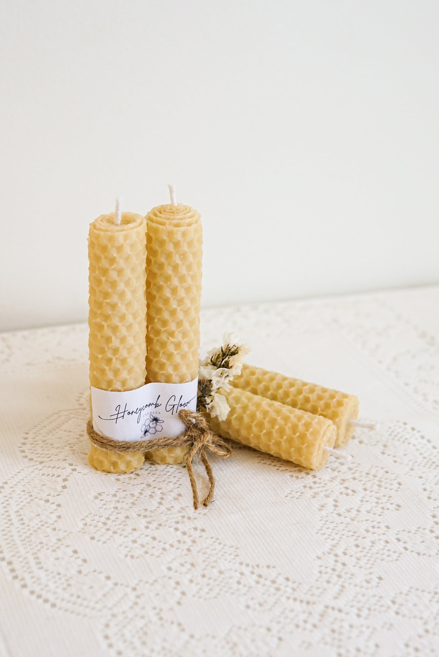 Rolled Mini Taper Candle
