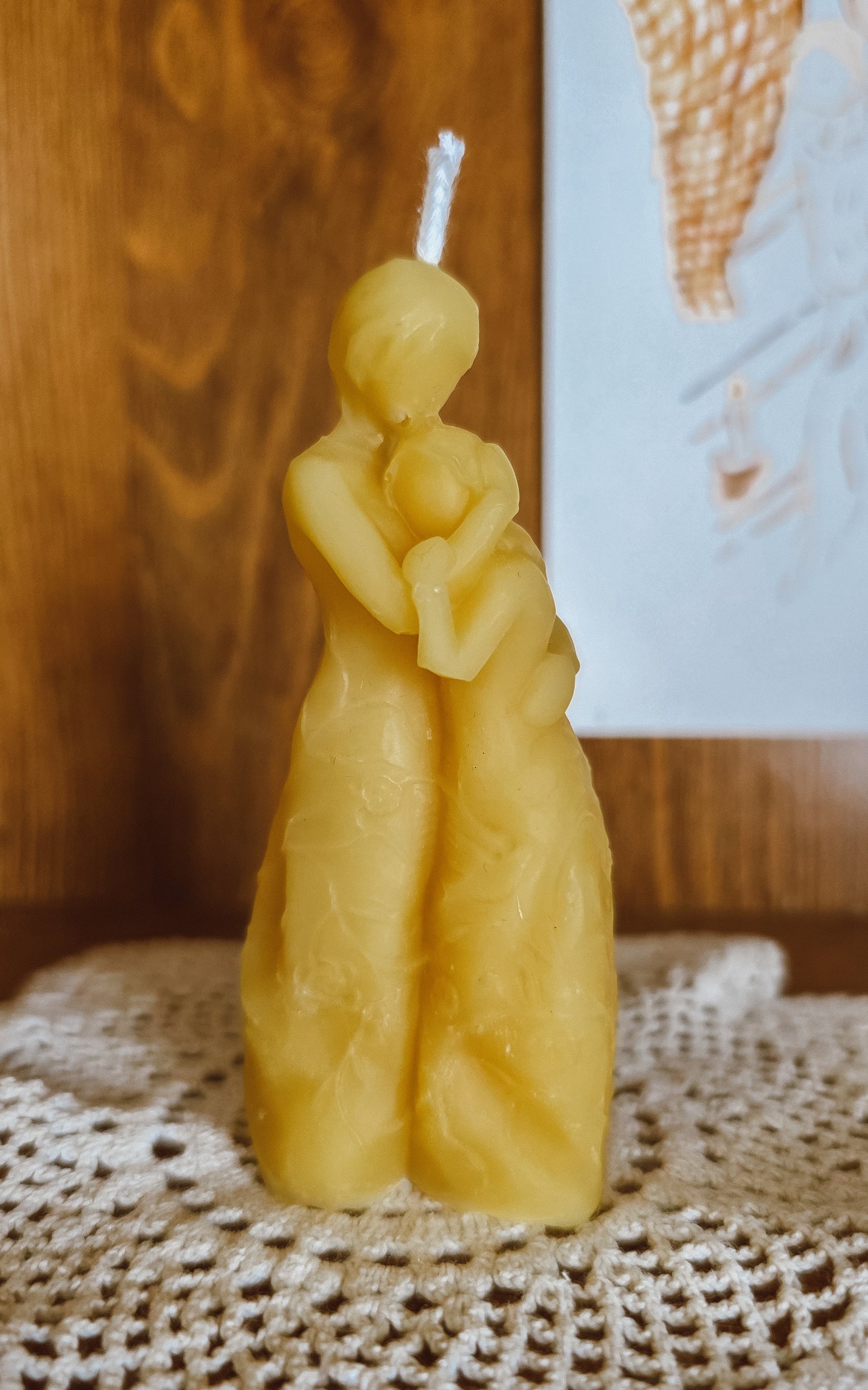 Mother and Daughter Candle