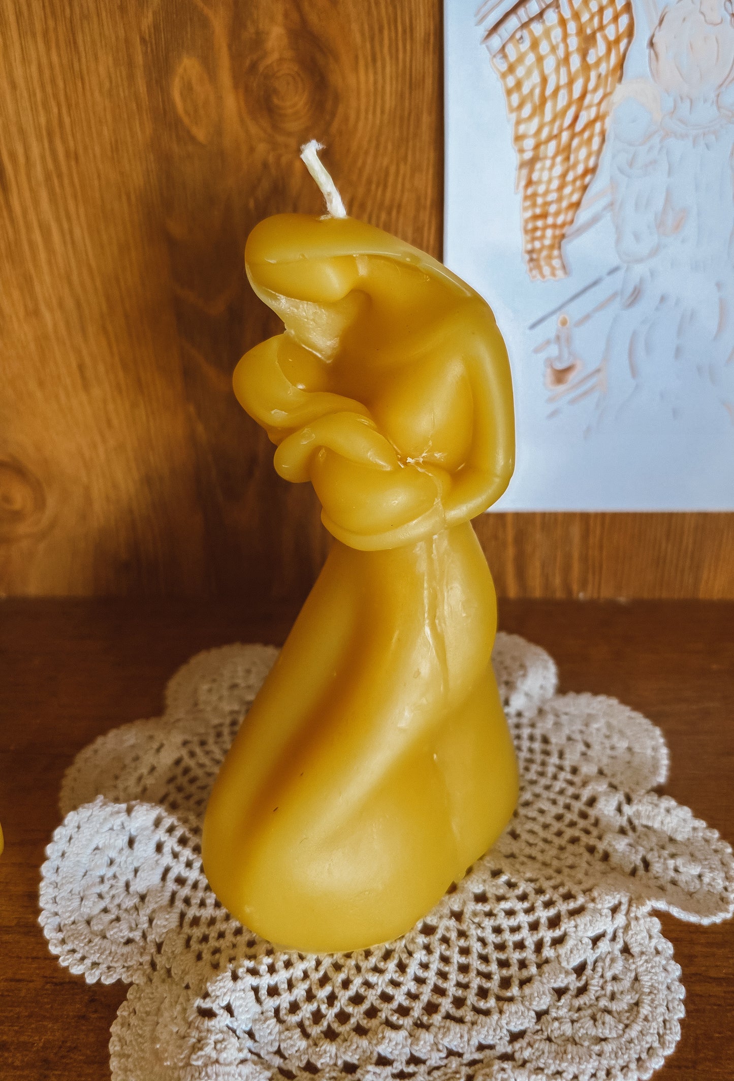 Tall New Mother Candle