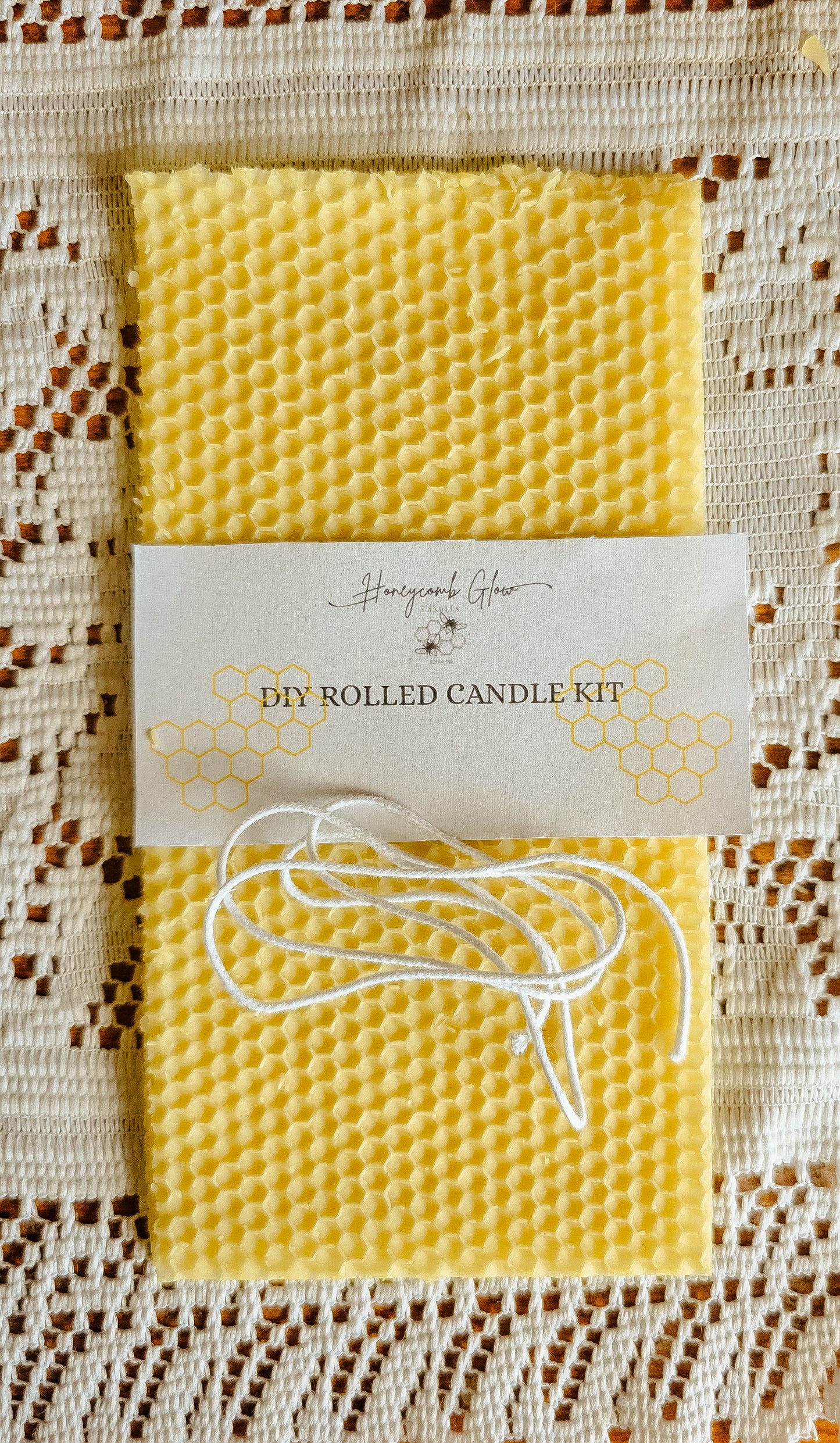 DIY ROLLED BEESWAX CANDLE KIT