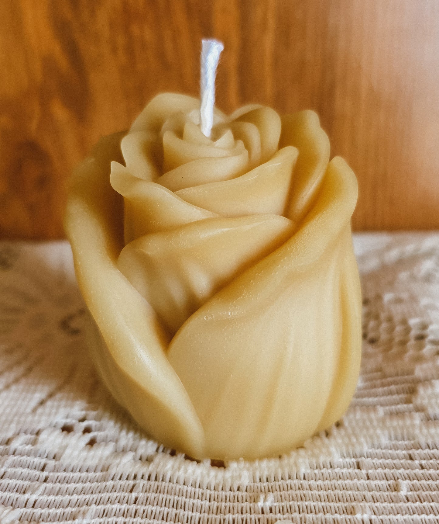 Solid Poured Blooming Rose